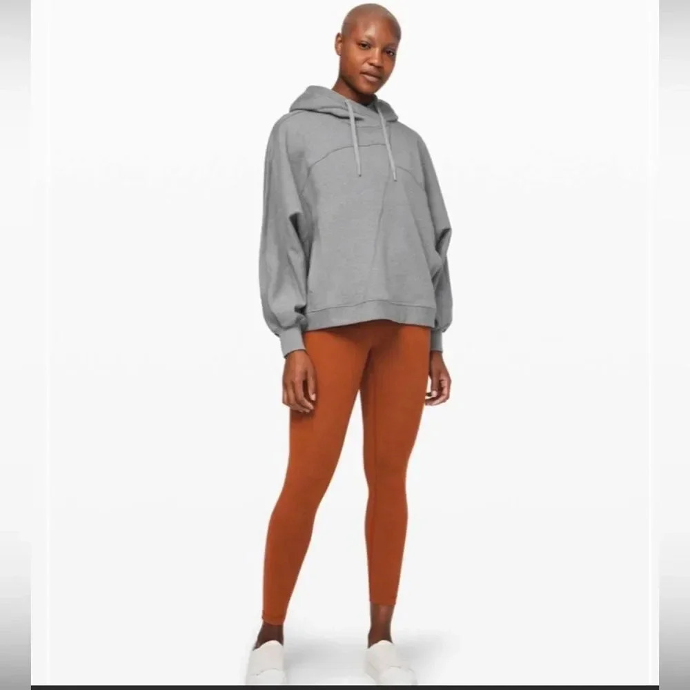 Lululemon Broken Beats Hoodie Heathered Glacier Grey Size X/S